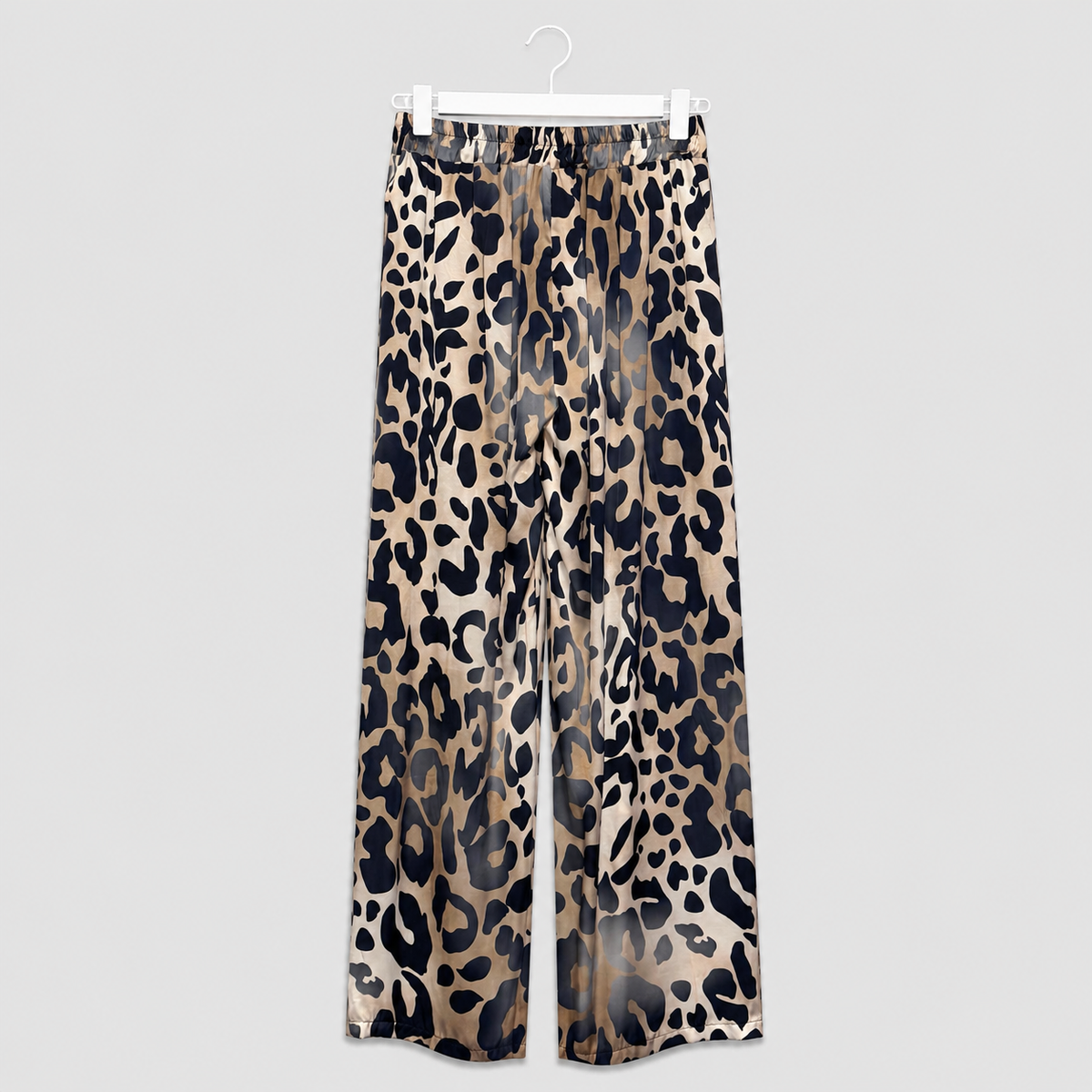 Weite Viskosehose im Animalprint Gr. 38-42