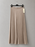 Plisseehose in Beige | Gr. 38-42