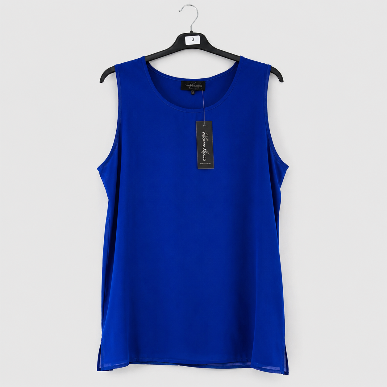 Damen-Top aus 100% Viskose | Gr. 52-60 | Royalblau