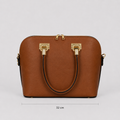 Elegante Damenhandtasche Cognac-zeitlos & vielseitig