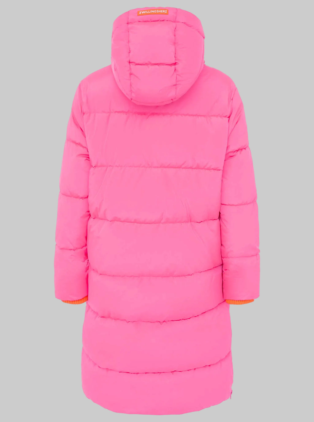 Langer Steppmantel  Zwillingsherz  "Cosy" Pink
