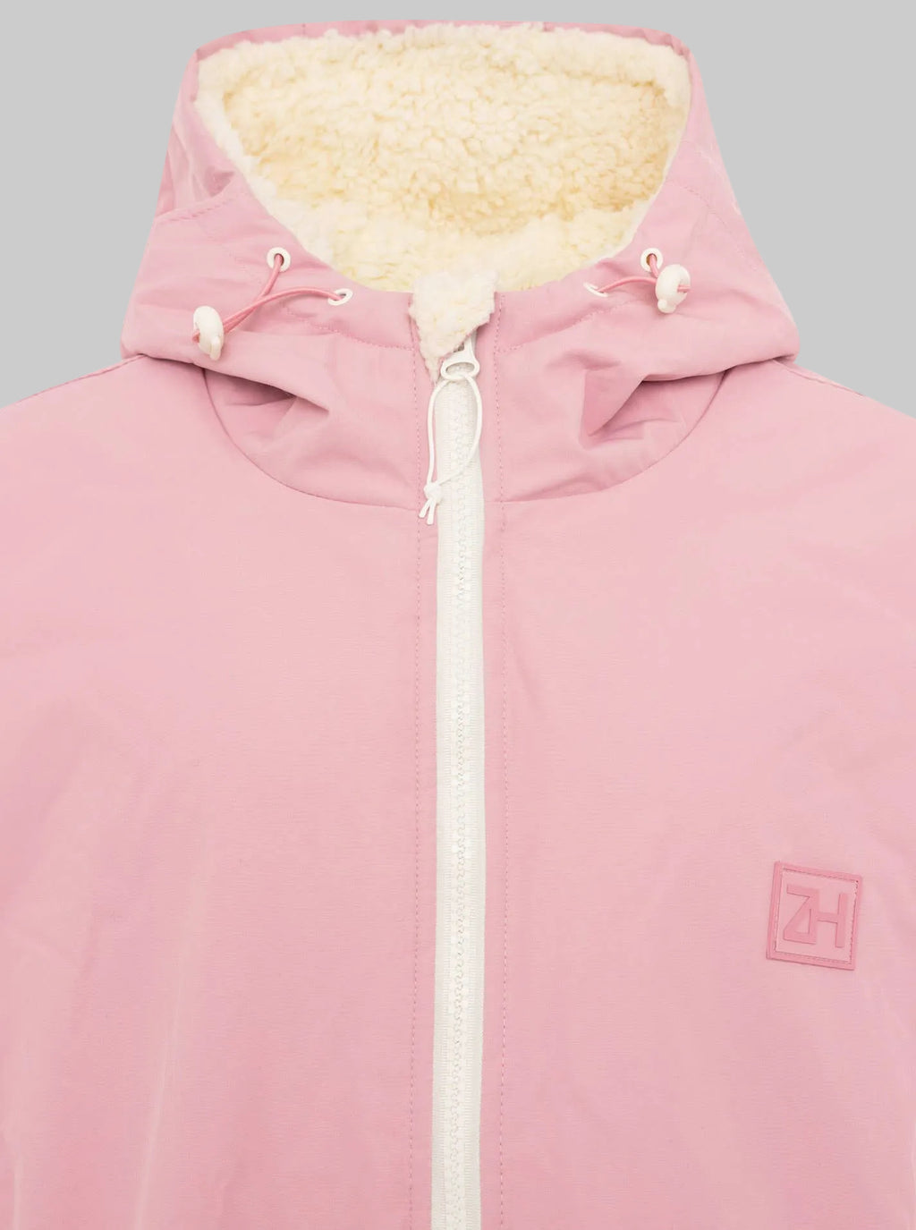 Oversize Windjacke Zwillingsherz  Altrosa / S/M
