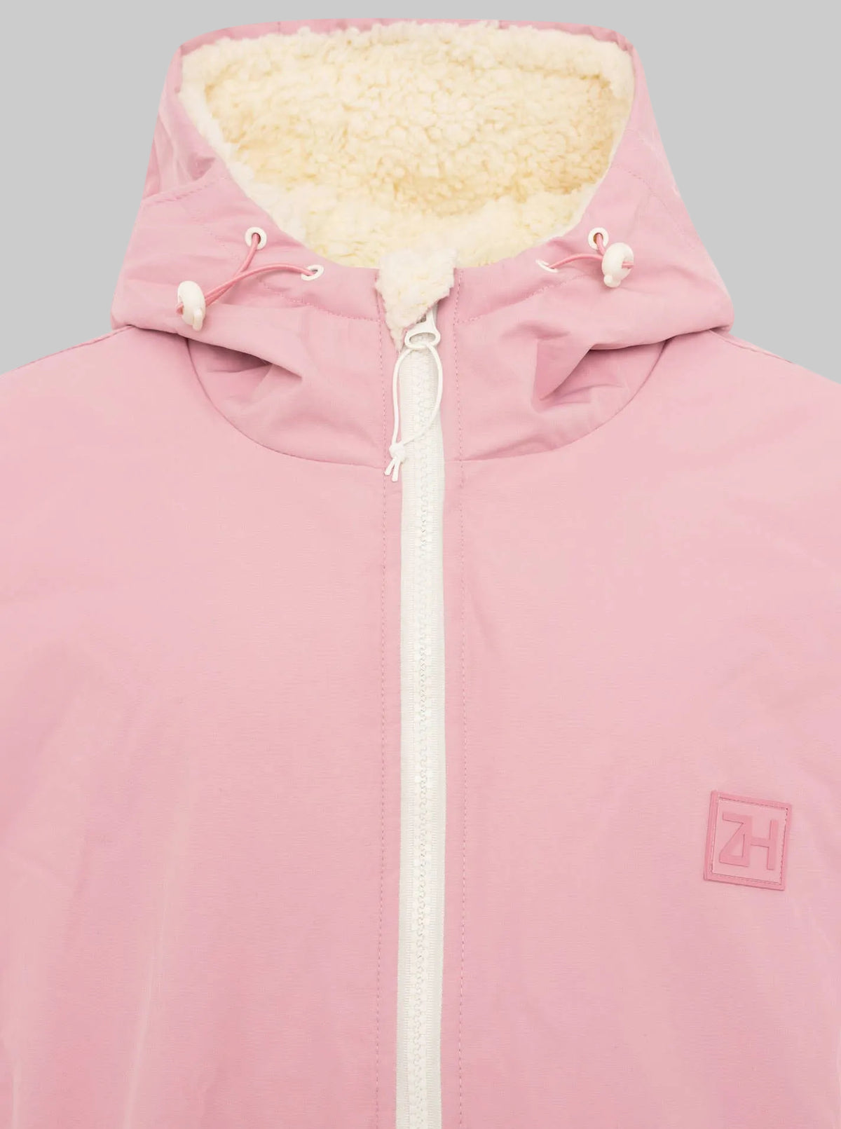 Oversize Windjacke Zwillingsherz  Altrosa / S/M