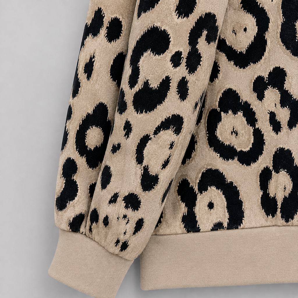 Leo-Blouson - lässiger Chic mit besonderem Charakter Gr. 38-48 Taupe