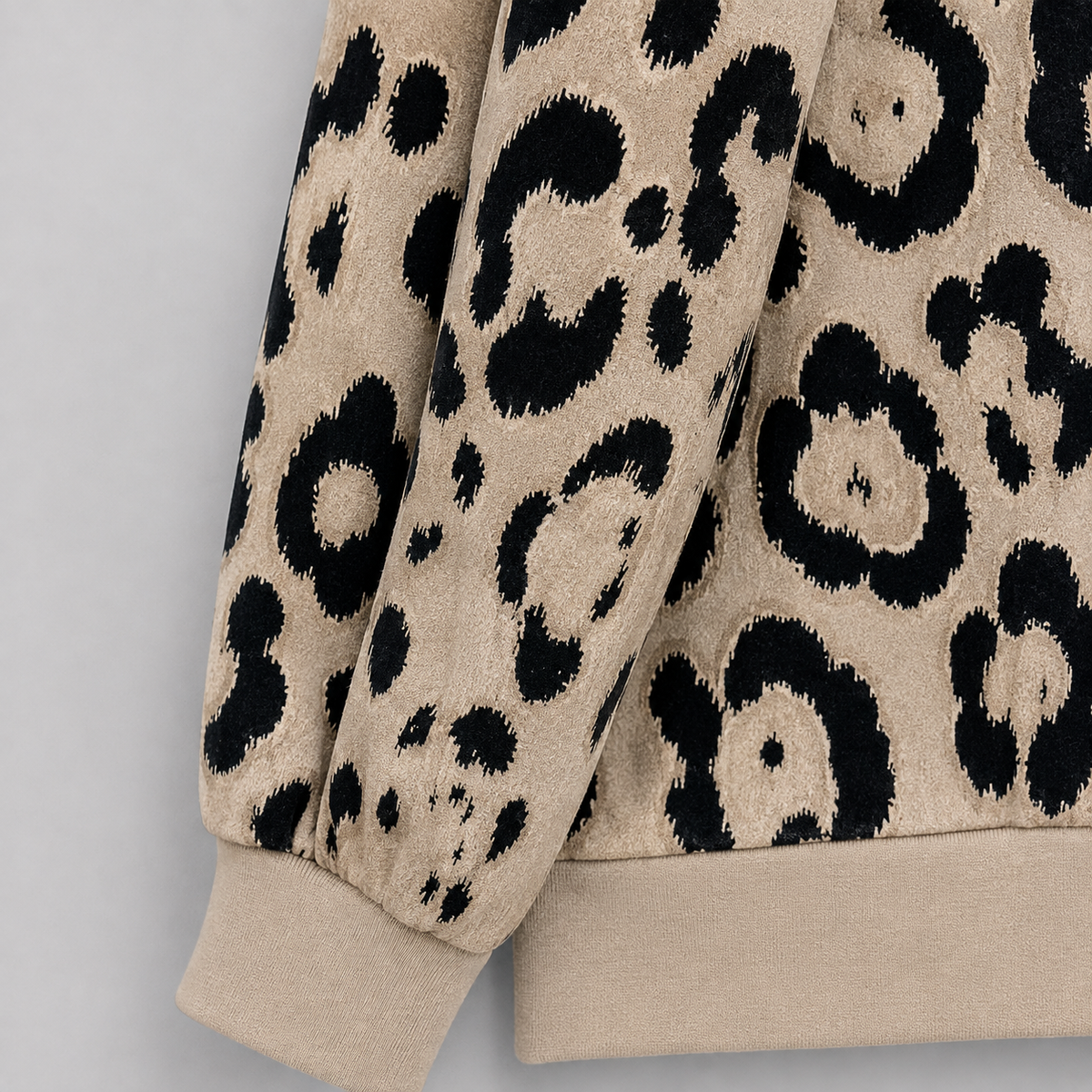 Leo-Blouson - lässiger Chic mit besonderem Charakter Gr. 38-48 Taupe