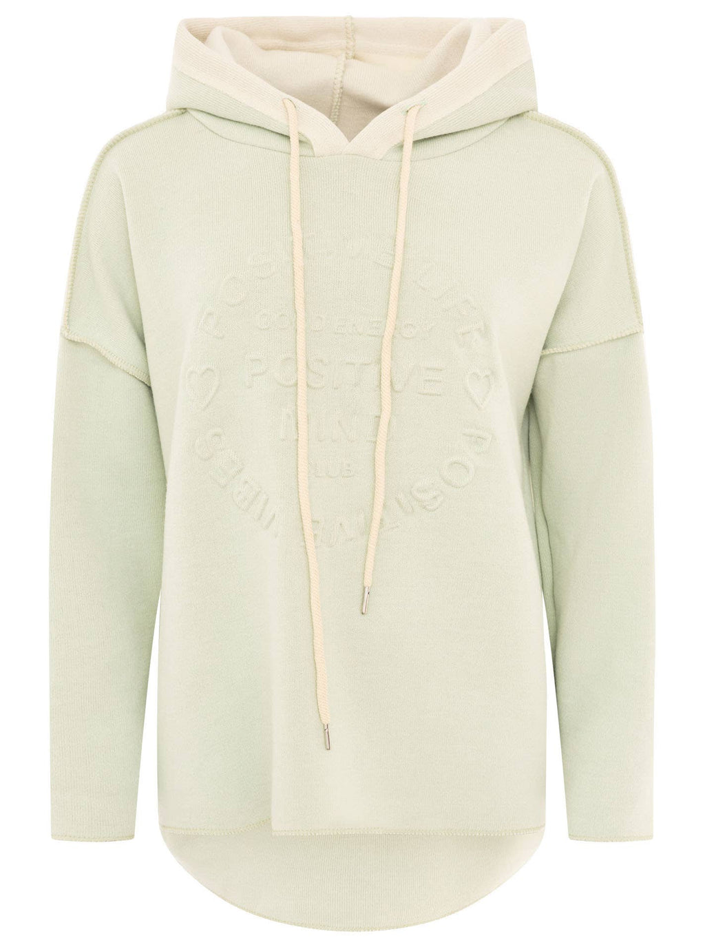 Zwillingsherz Doubleface Hoodie  "Positive Mind"