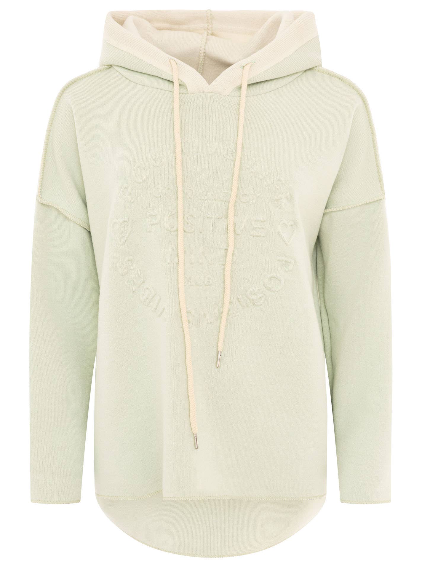 Zwillingsherz Doubleface Hoodie  "Positive Mind"