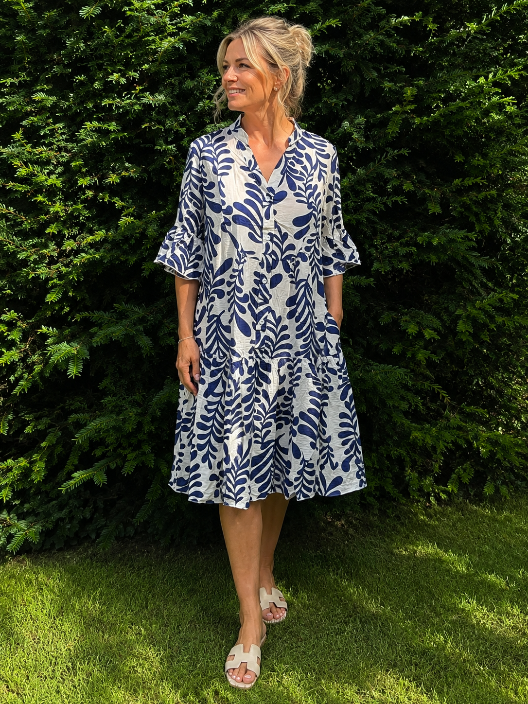 Damenkleid in Königsblau | Gr. 38