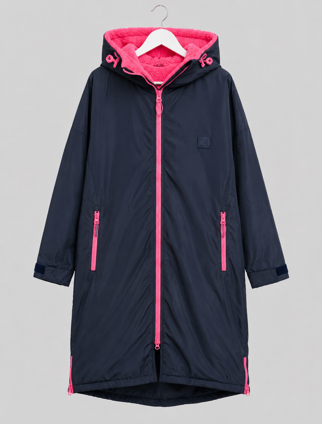 Oversize Windjacke Zwillingsherz Navy