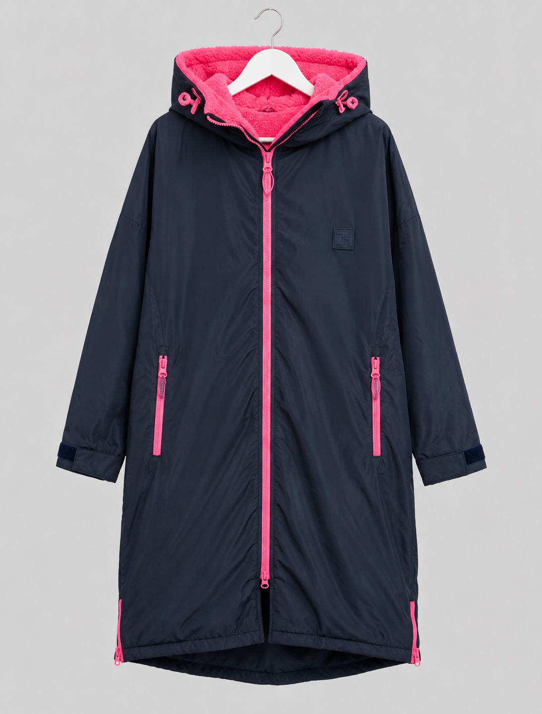 Oversize Windjacke Zwillingsherz Navy