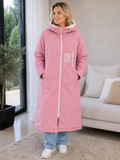 Oversize Windjacke Zwillingsherz  Altrosa / S/M