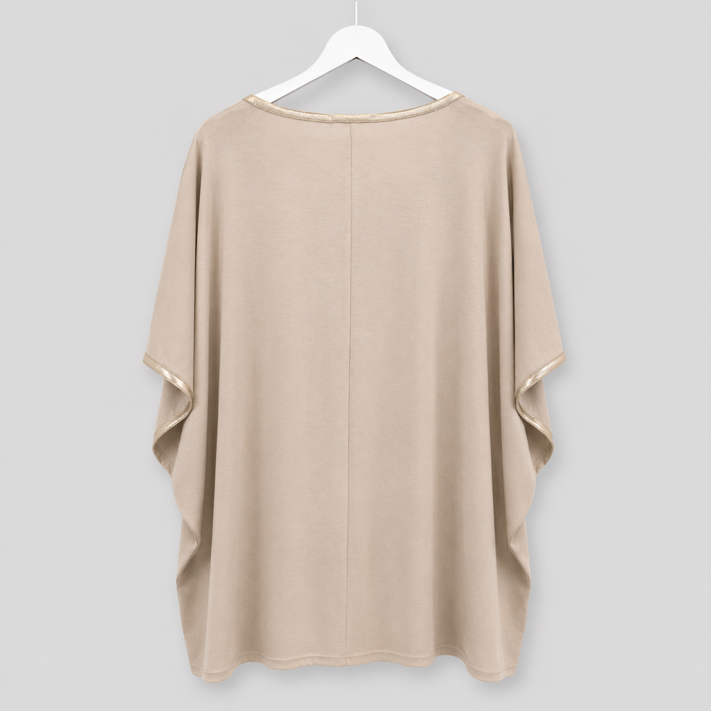Glitzer-Shirt mit Strass - Eleganz trifft Glamour Gr. 42-46