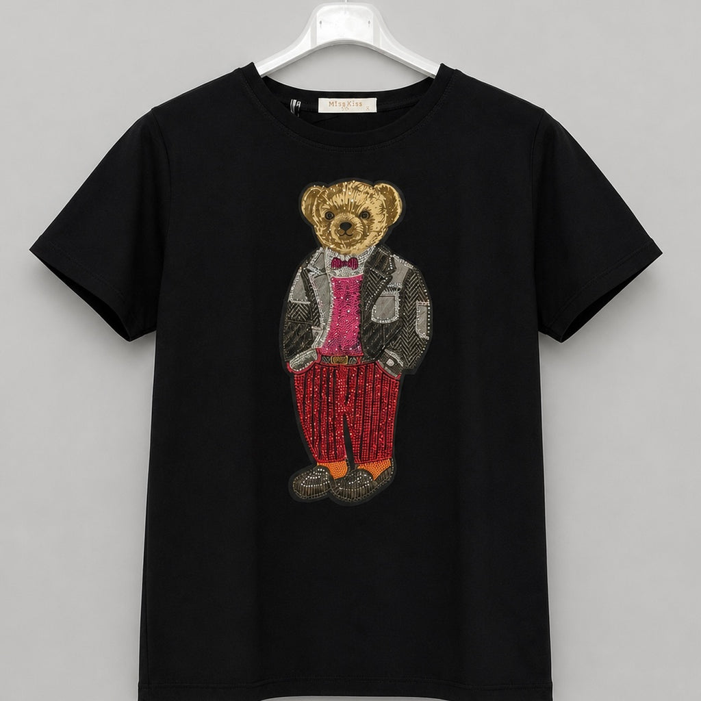 T-Shirt mit Gutelaunebär Gr. 38-40