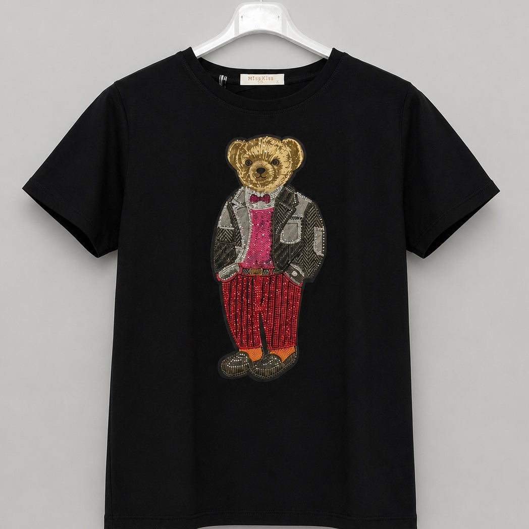 T-Shirt mit Gutelaunebär Gr. 38-40