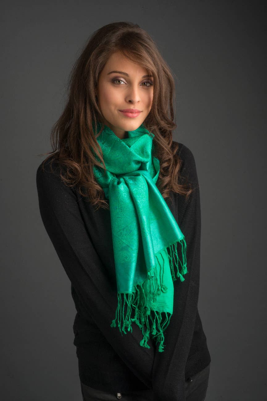 Foulard Mandarin Schal aus 100 % Seide