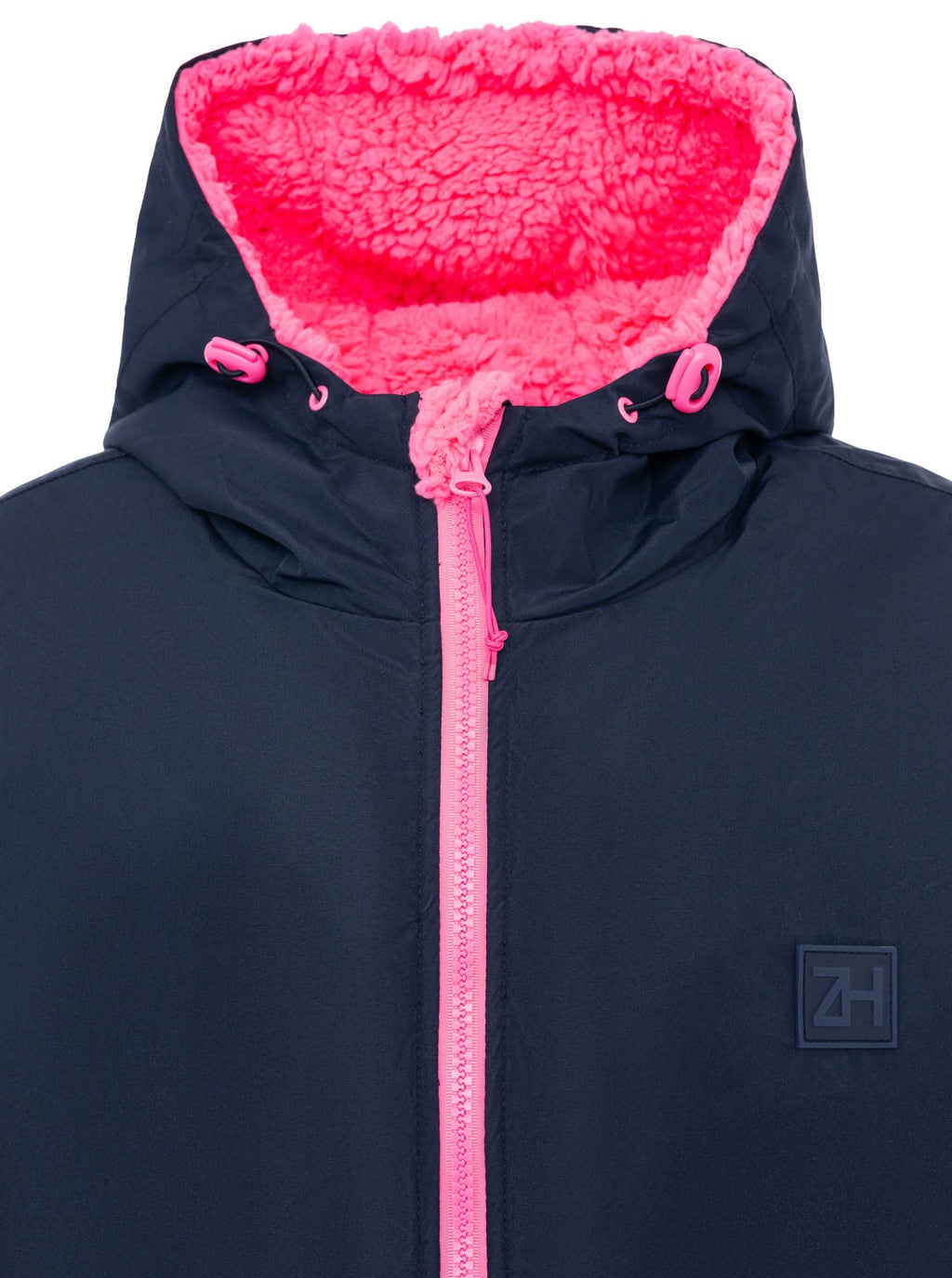 Oversize Windjacke Zwillingsherz Navy