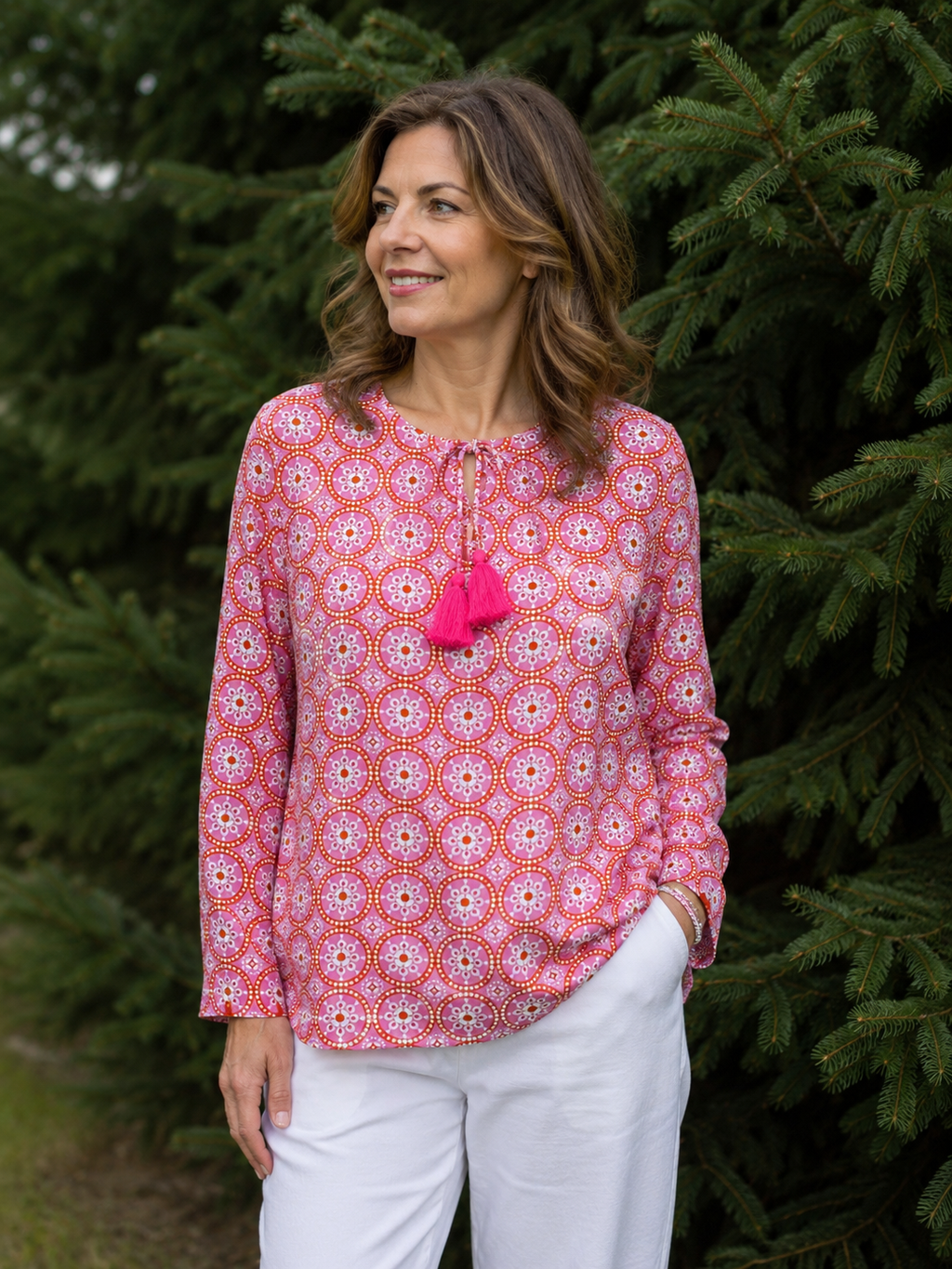 Zwillingsherz Bluse/Tunika  | Gr.  S/M. | 100 % Viskose