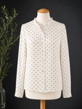 Punkte-Bluse | Viskose | Gr. 38-40