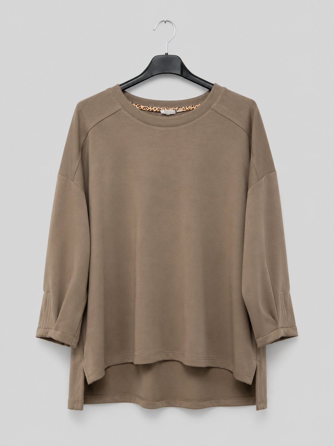 Shirt 3/4 - Arm | Gr. 38 - 44 | Taupe | Made in Italy
