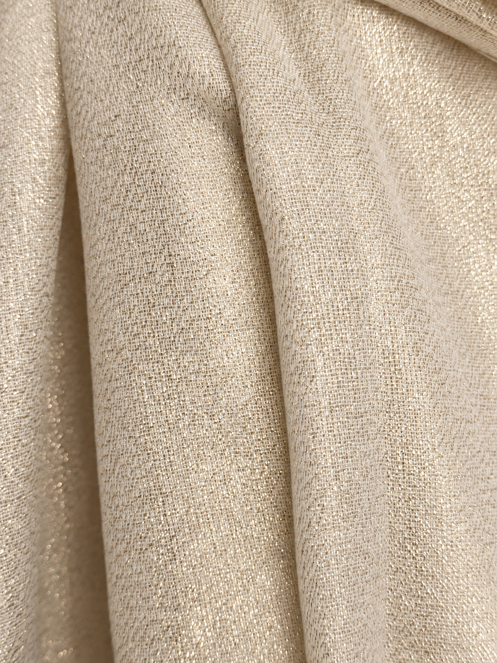 Bijoux just a touch Glitzerschal in Champagner-Gold 90 x 180 cm