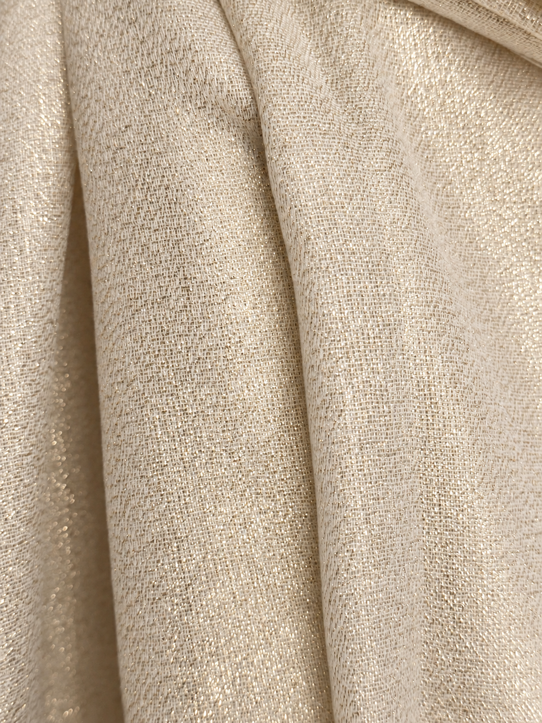Bijoux just a touch Glitzerschal in Champagner-Gold 90 x 180 cm