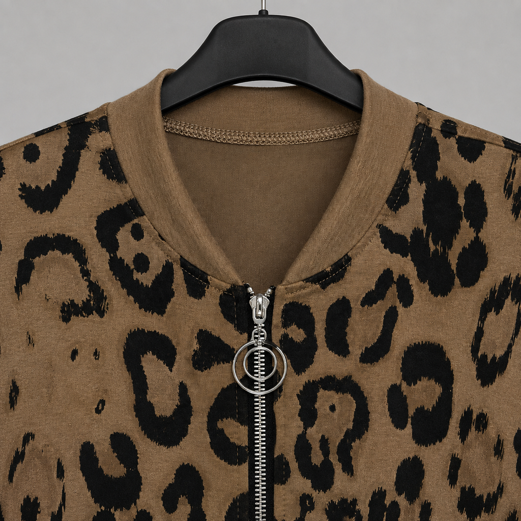 Leo-Blouson - lässiger Chic mit besonderem Charakter Gr. 38-46 Moccabraun