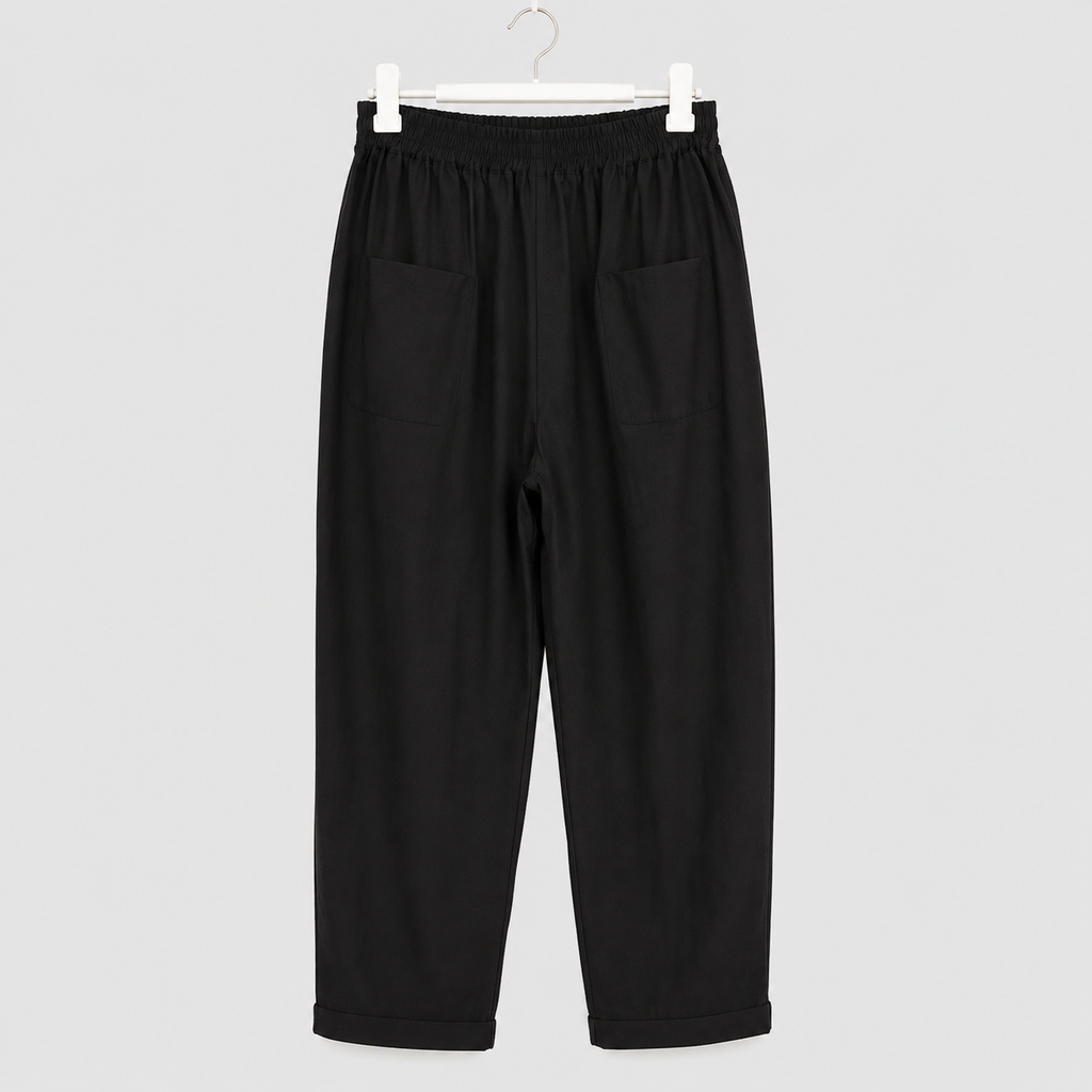 Schwarze Strechhose - zeitlos, bequem & vielseitig Gr. 42-52