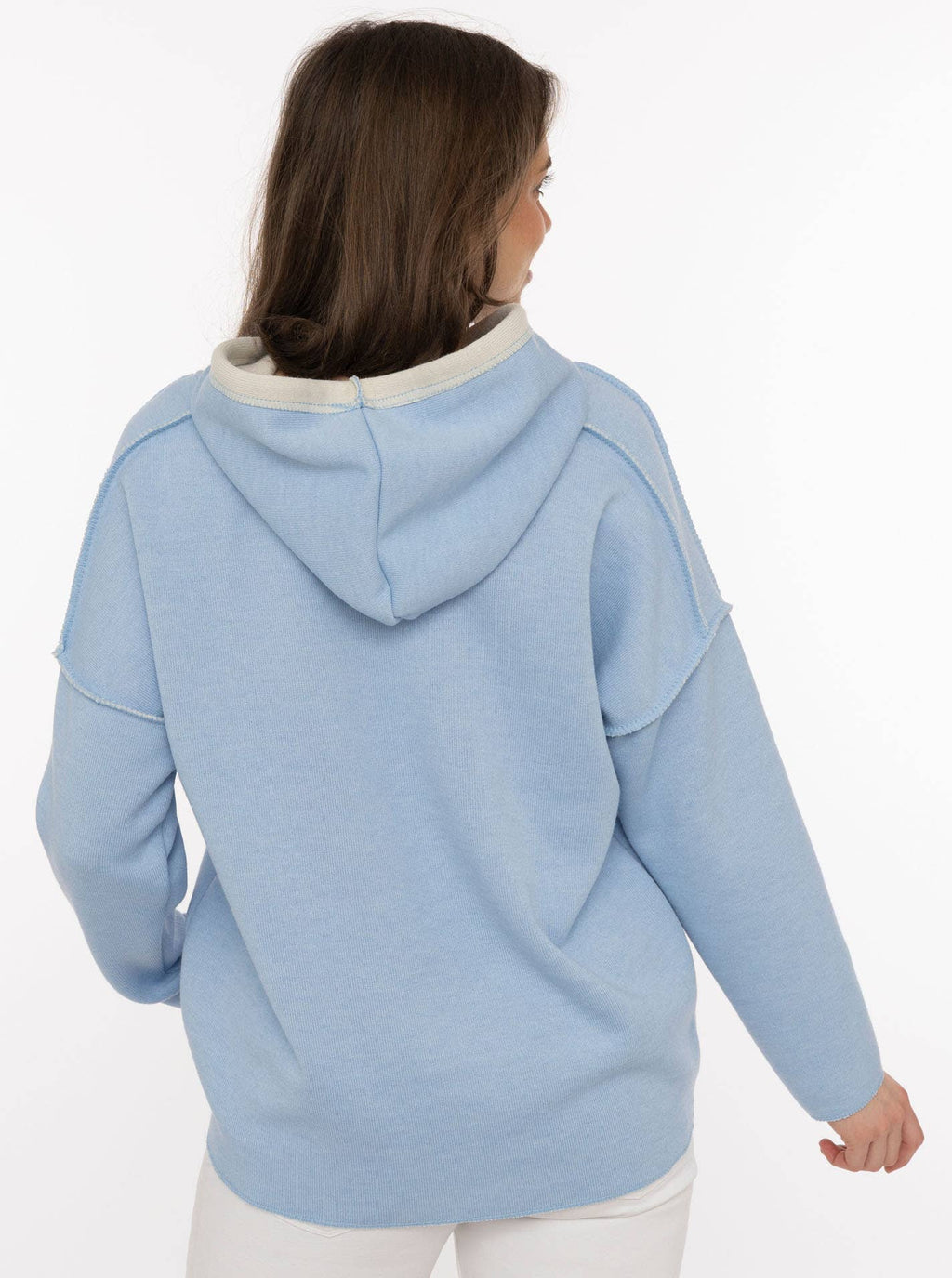 Zwillingsherz Doubleface Hoodie   "Positive Mind"