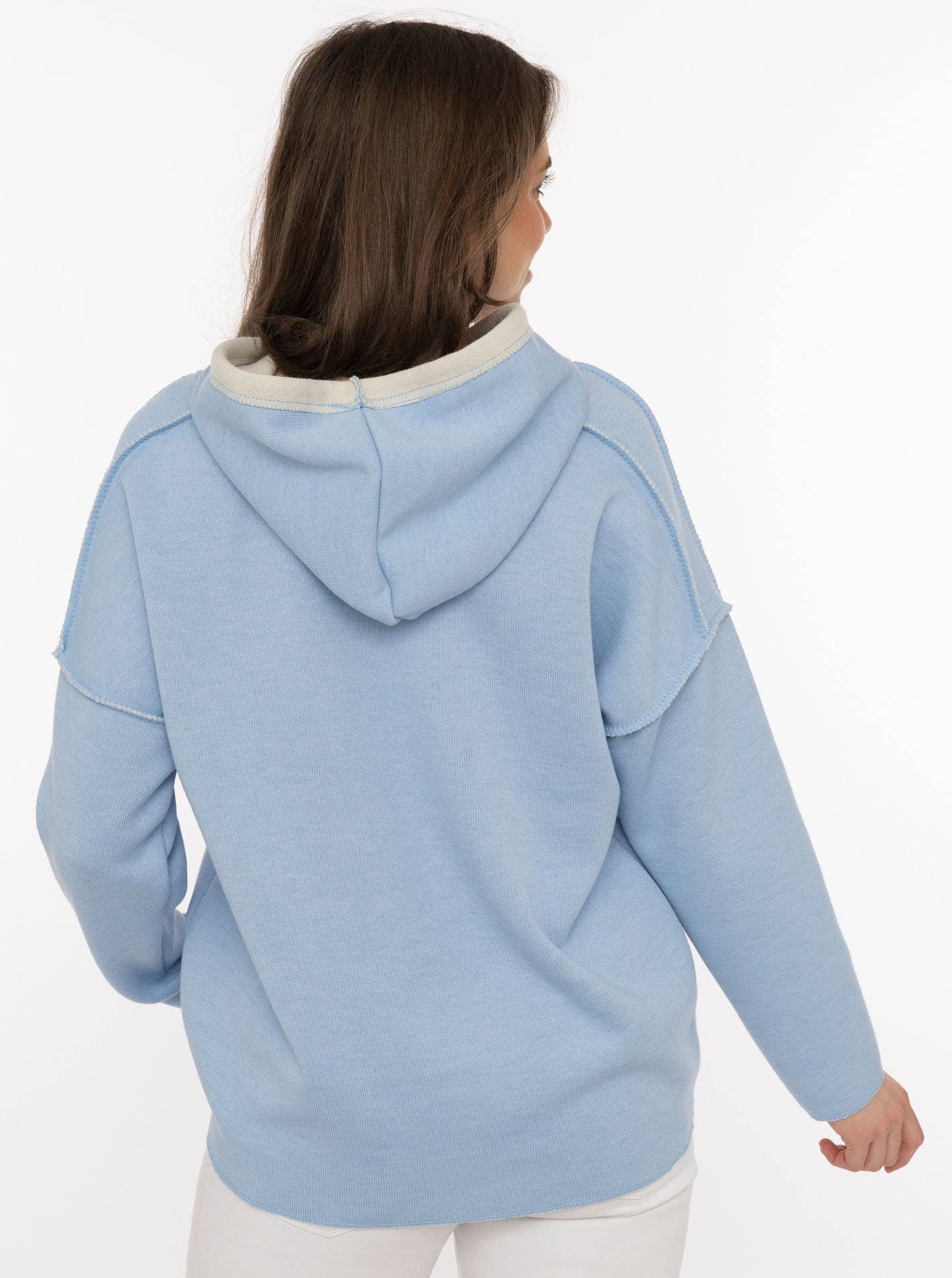 Zwillingsherz Doubleface Hoodie   "Positive Mind"