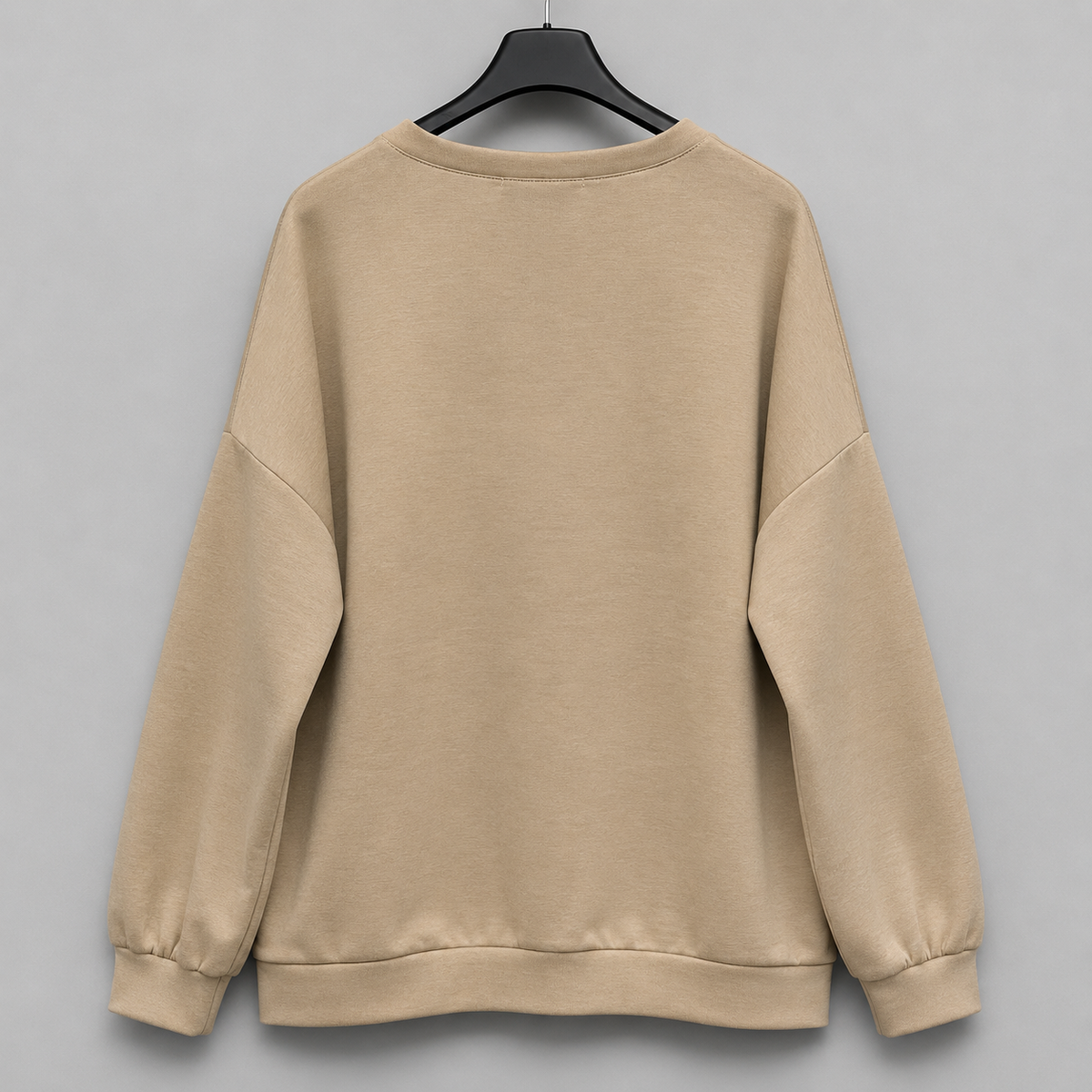 Statement-Shirt mit silbernen Details Gr 38-44 - Beige.