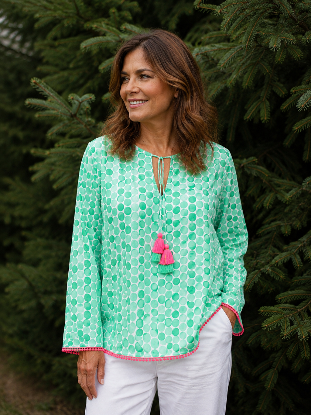 Zwillingsherz Bluse/Tunika | Gr. S  |. 100 % Baumwolle