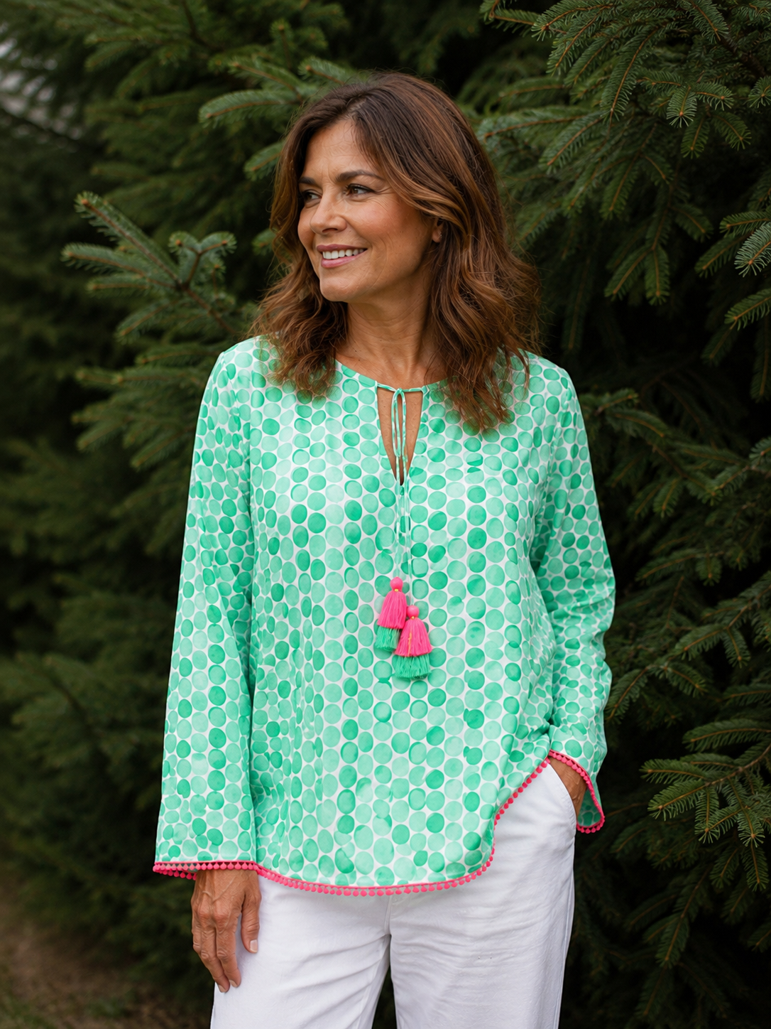 Zwillingsherz Bluse/Tunika | Gr. S  |. 100 % Baumwolle