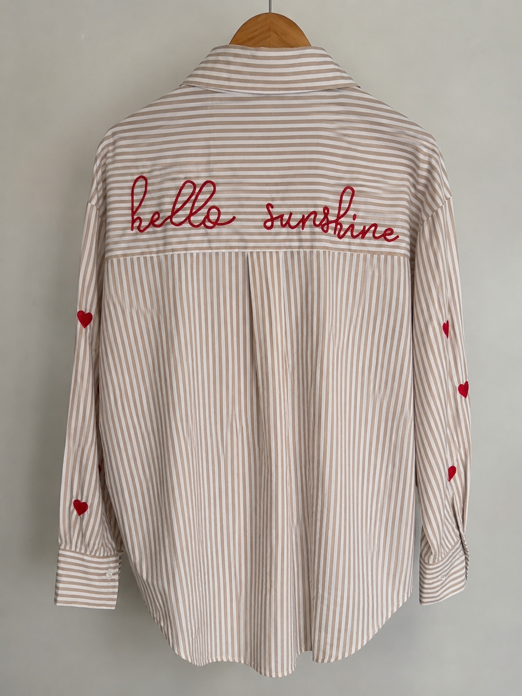 Gestreifte Bluse "Hello Sunshine" | Gr. 38-44 | Made in Italy