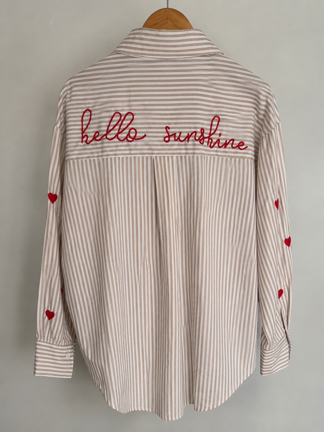 Gestreifte Bluse "Hello Sunshine" | Gr. 38-44 | Made in Italy