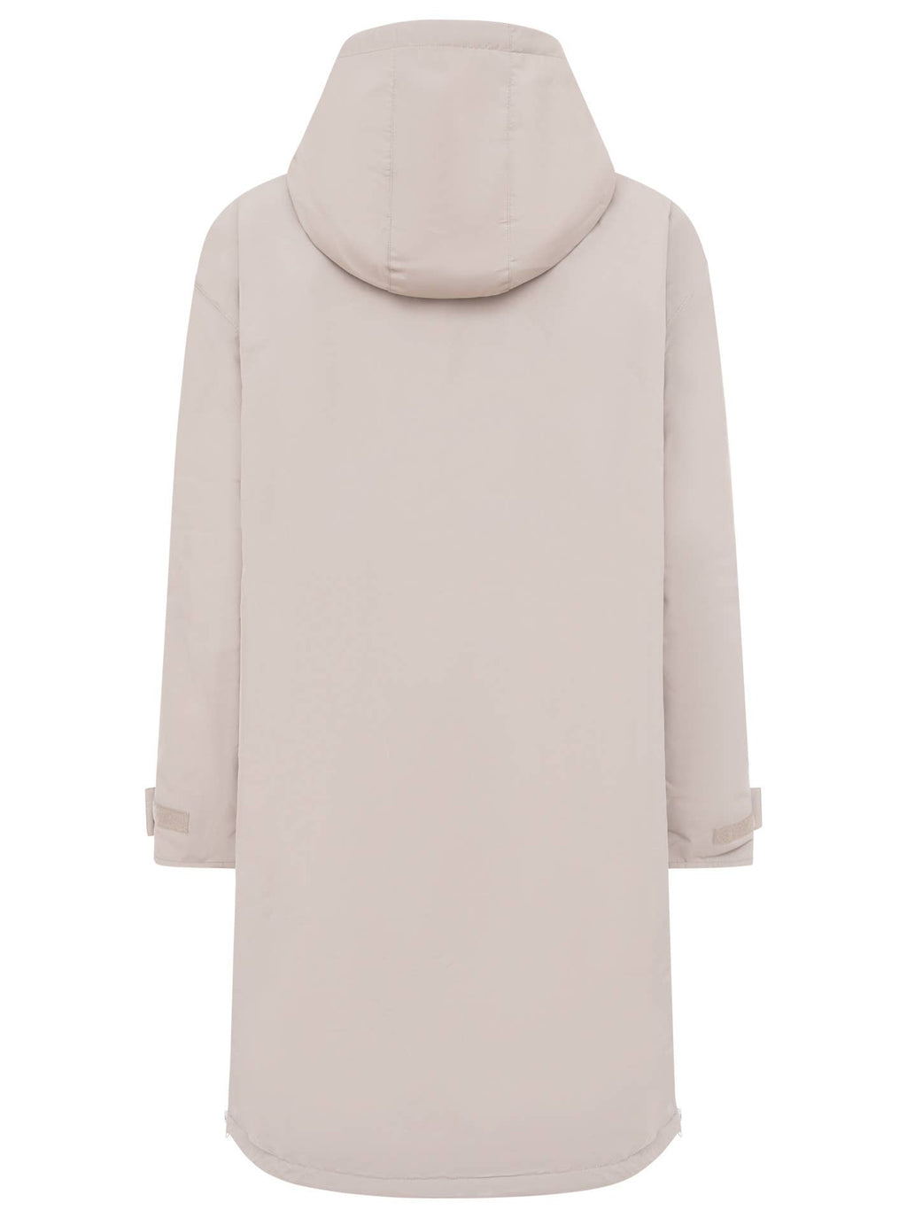 Oversize Windjacke Zwillingsherz Hellgrau