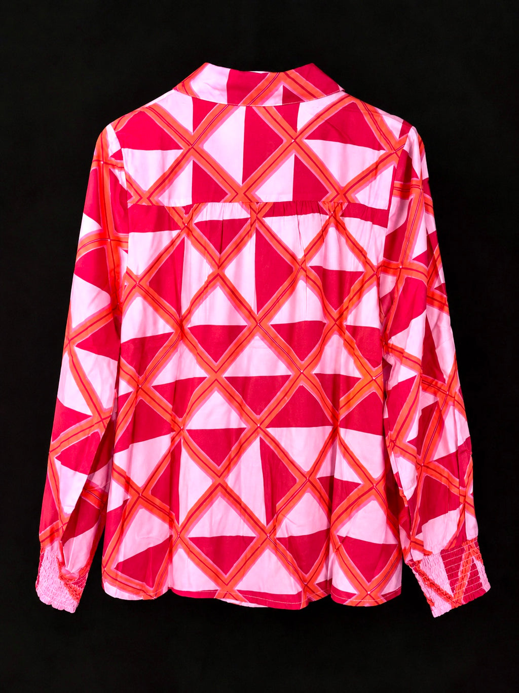 Aniston Casual Sommerbluse -Pink & Rot , 100 % Viskose Gr. 38