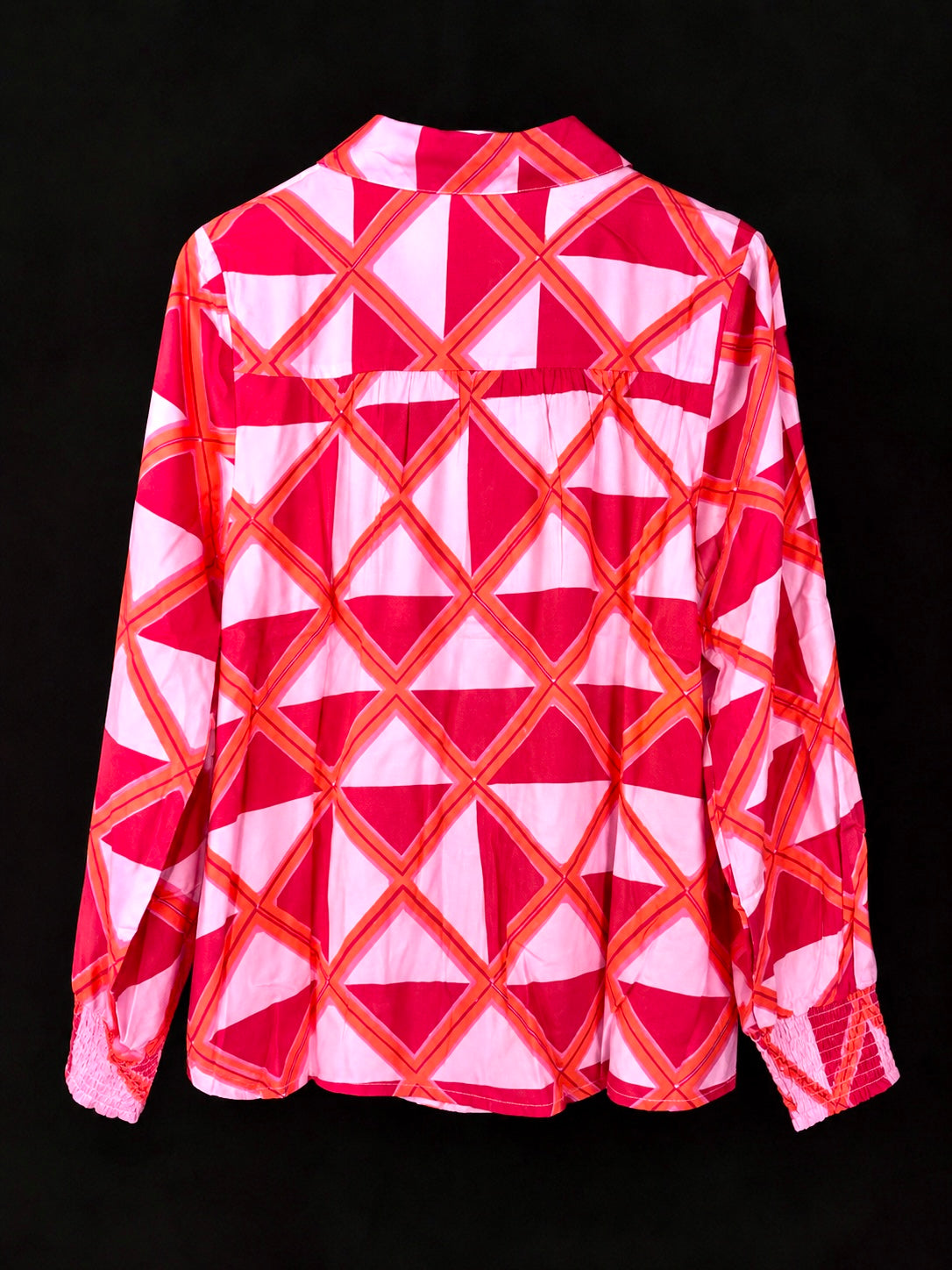 Aniston Casual Sommerbluse -Pink & Rot , 100 % Viskose Gr. 38