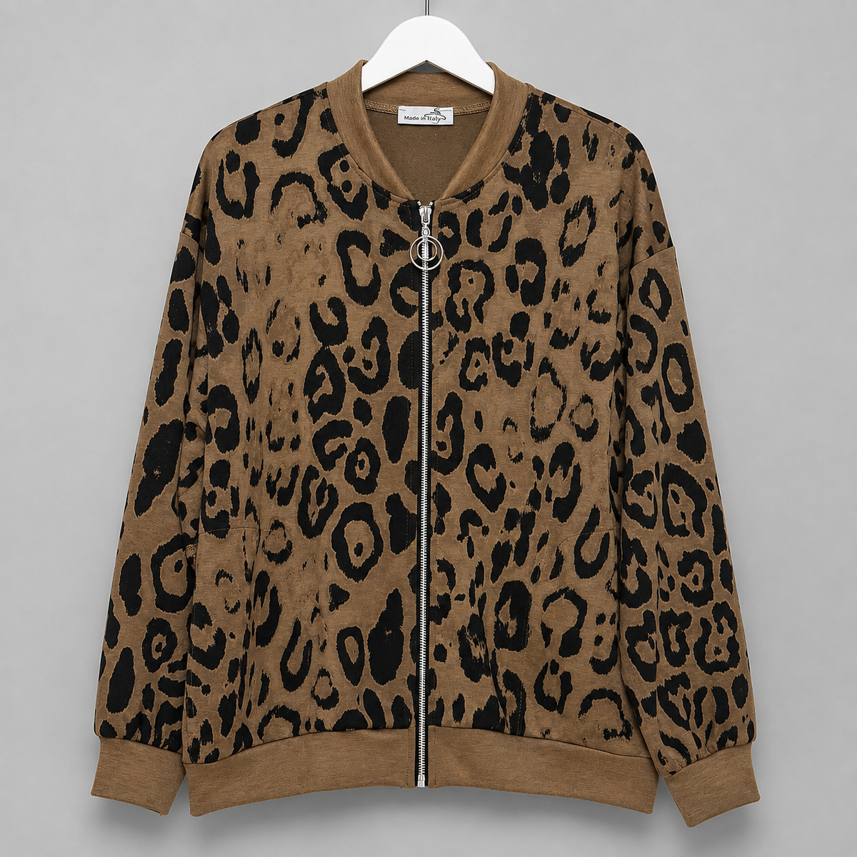 Leo-Blouson - lässiger Chic mit besonderem Charakter Gr. 38-46 Moccabraun
