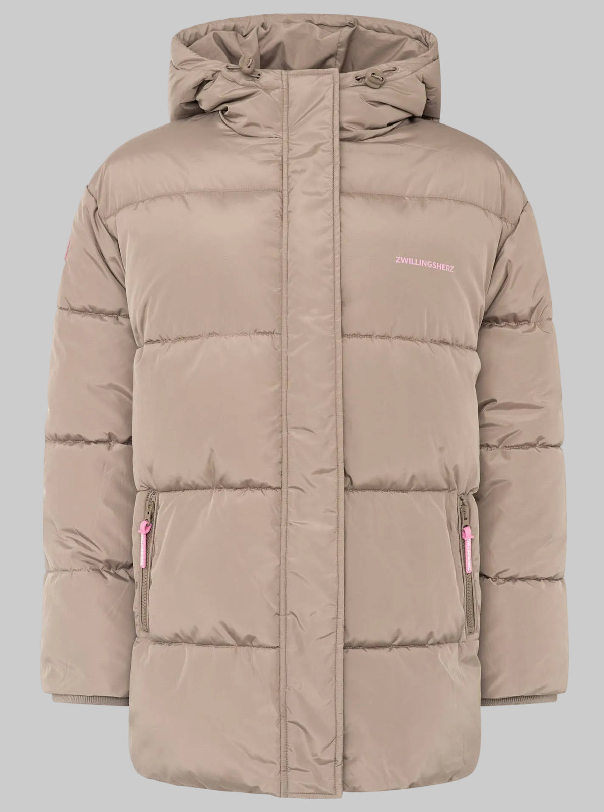 Steppjacke  Zwillingsherz Taupe / XL