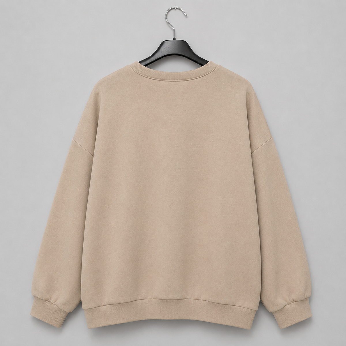 Statement-Shirt mit silbernen Details Gr. 38-44 - Taupe