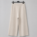 Strickhose mit weitem Bein | Gr. 40-42 |  Creme
