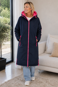 Oversize Windjacke Zwillingsherz Navy