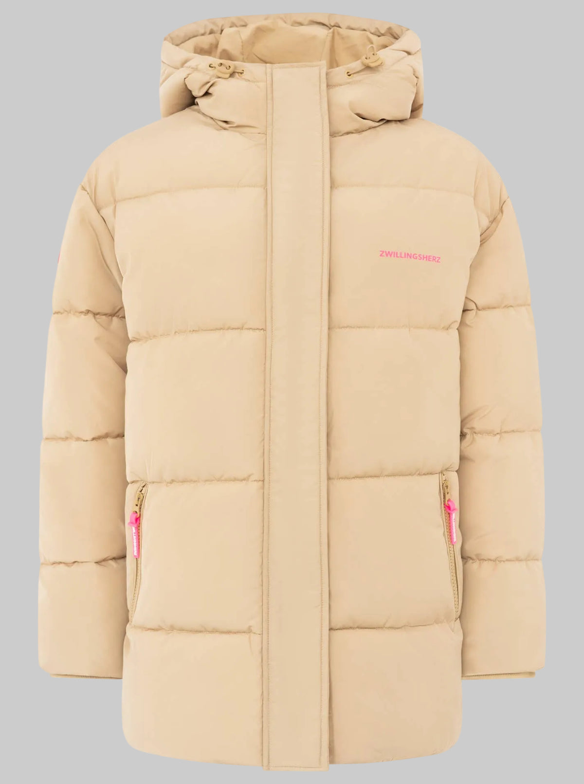 Steppjacke Zwillingsherz Beige