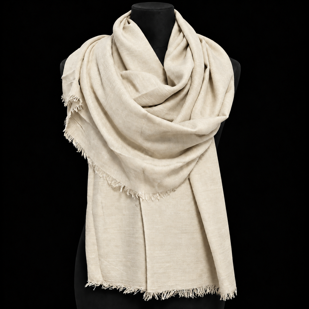 Zeitlose Eleganz Tuch in Camel Beige  80 x 180 cm