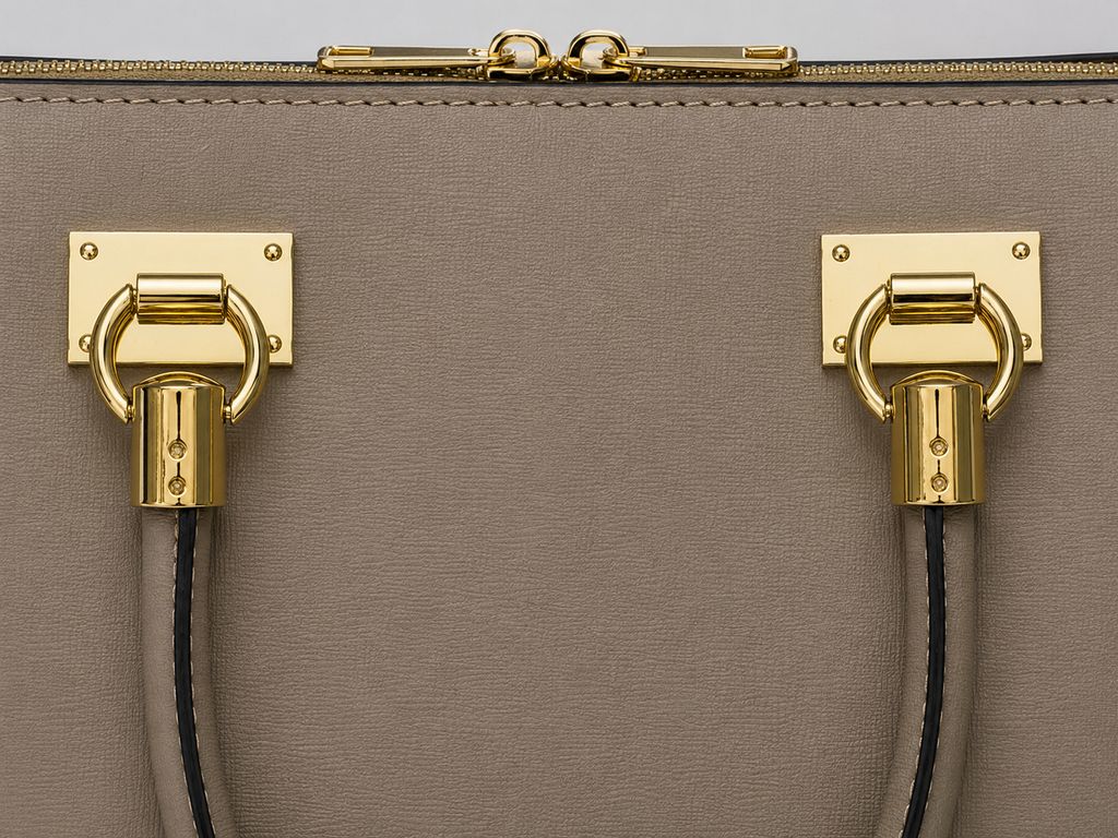 Elegante Damenhandtasche Taupe-zeitlos & vielseitig