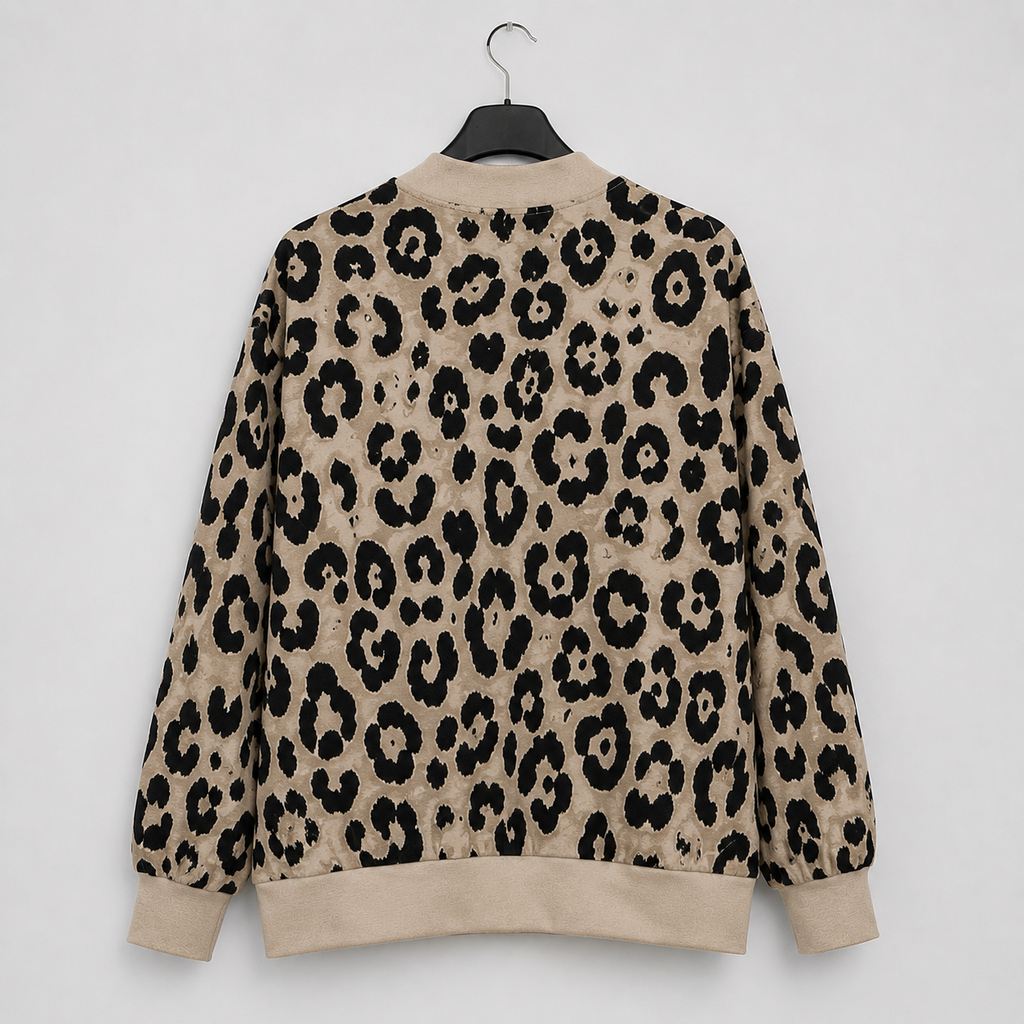 Leo-Blouson - lässiger Chic mit besonderem Charakter Gr. 38-48 Taupe
