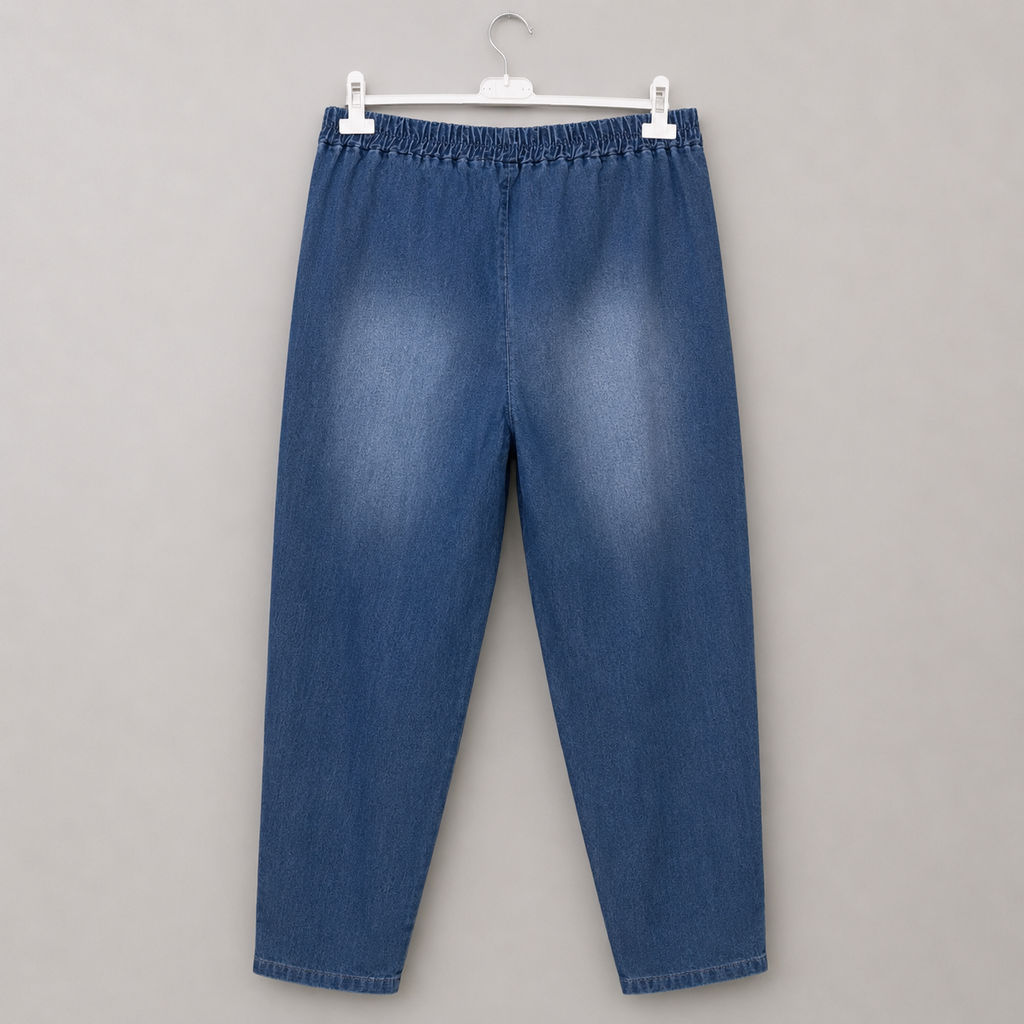 Jeans mit Zierstreifen & Strechbund - Denim Blue | Gr. 48-52
