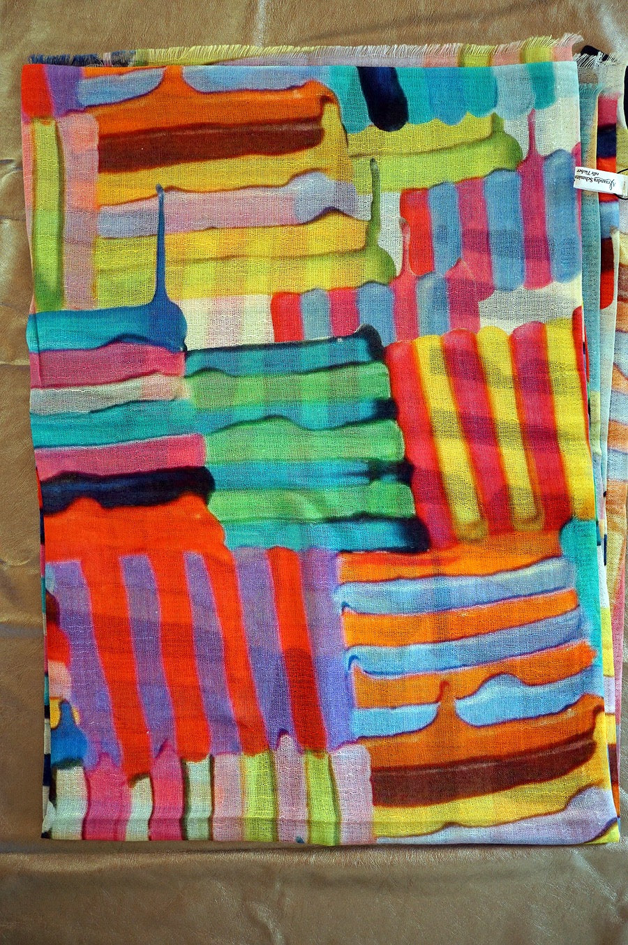 XXL Schal Leinen/Baumwolle | Alexandra Schmitz | Modern Art