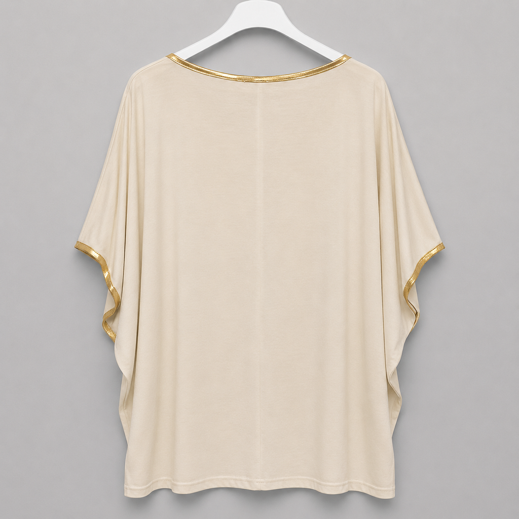 Glitzer-Shirt mit Strass- Eleganz trifft Glamour  Gr. 42-46