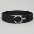 Stretchgürtel | 6cm breit | Schwarz